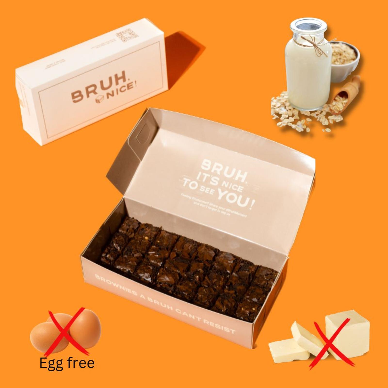 Vegan Bro Gluten Free Brownies Box 20x10