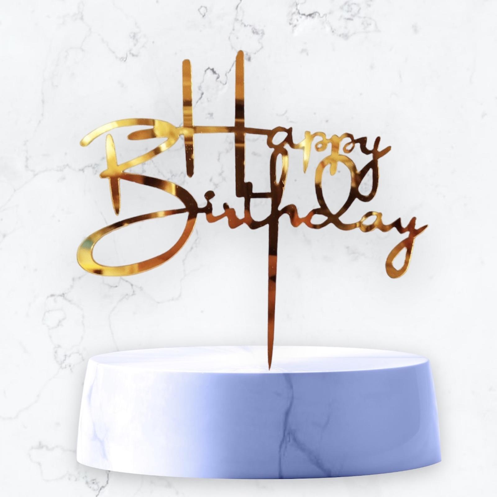 Happy Birthday Topper