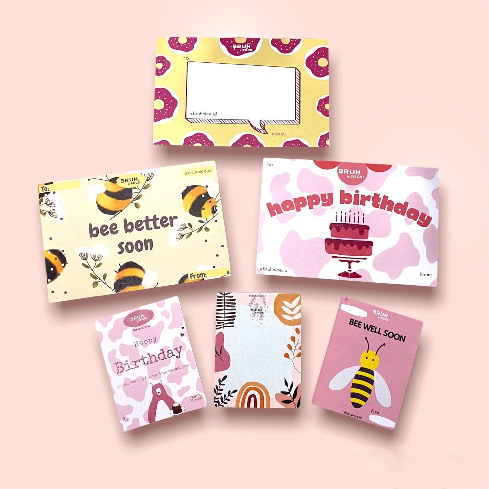 Tambahan Kartu (Greeting Card/Birthday Card/ Get Well Soon)