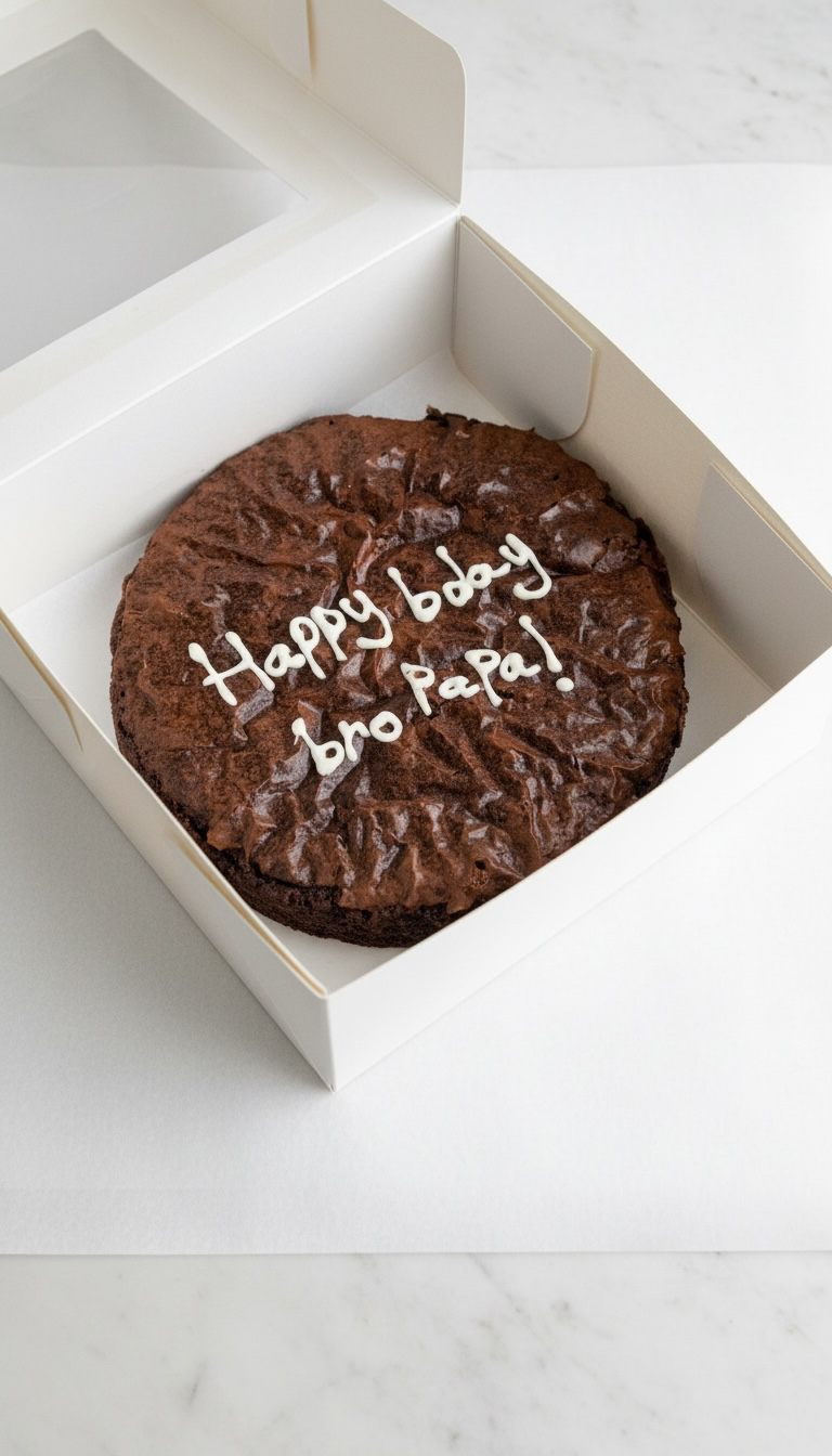 Broday Cake Large (Simple Birthday Cake) - 22 Cm