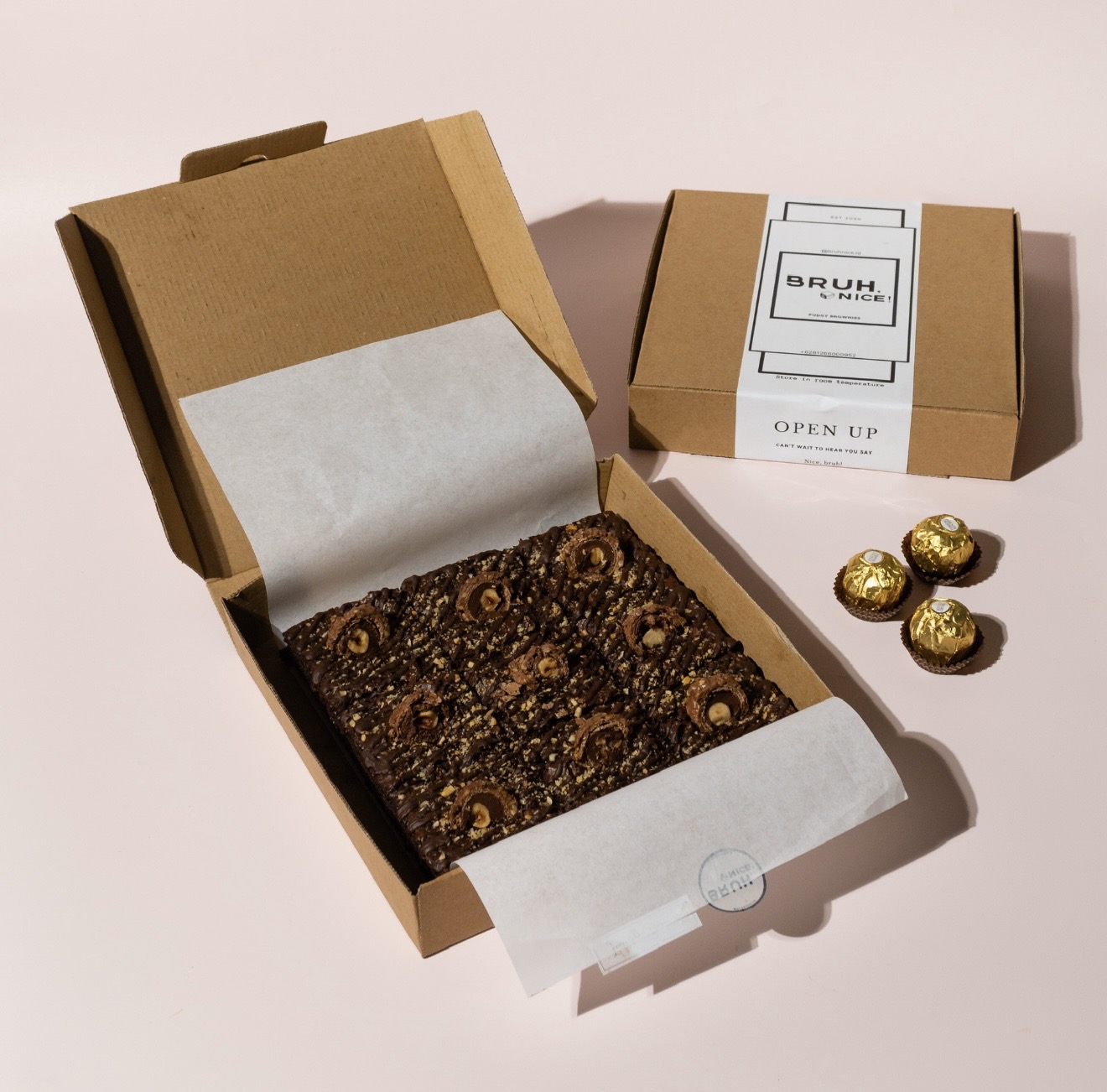 Ferrodgy Brownies Latge (Ferrero Rocher)