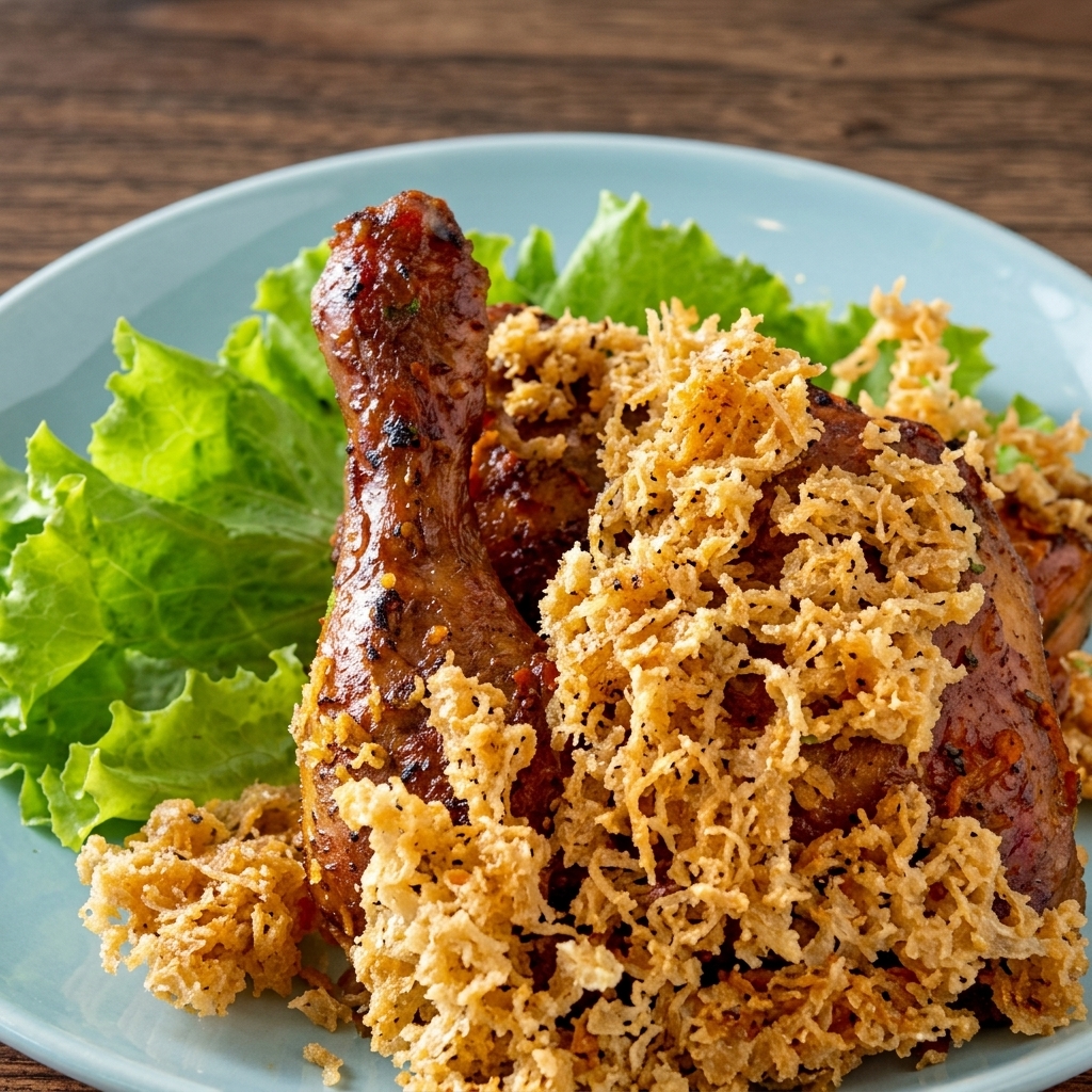 Ayam Goreng Penyet Kremes