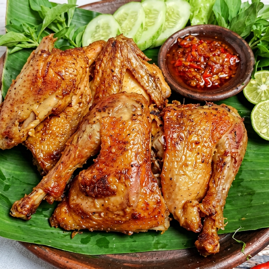 Ayam Goreng Sambal Tomat (Pecel Ayam)