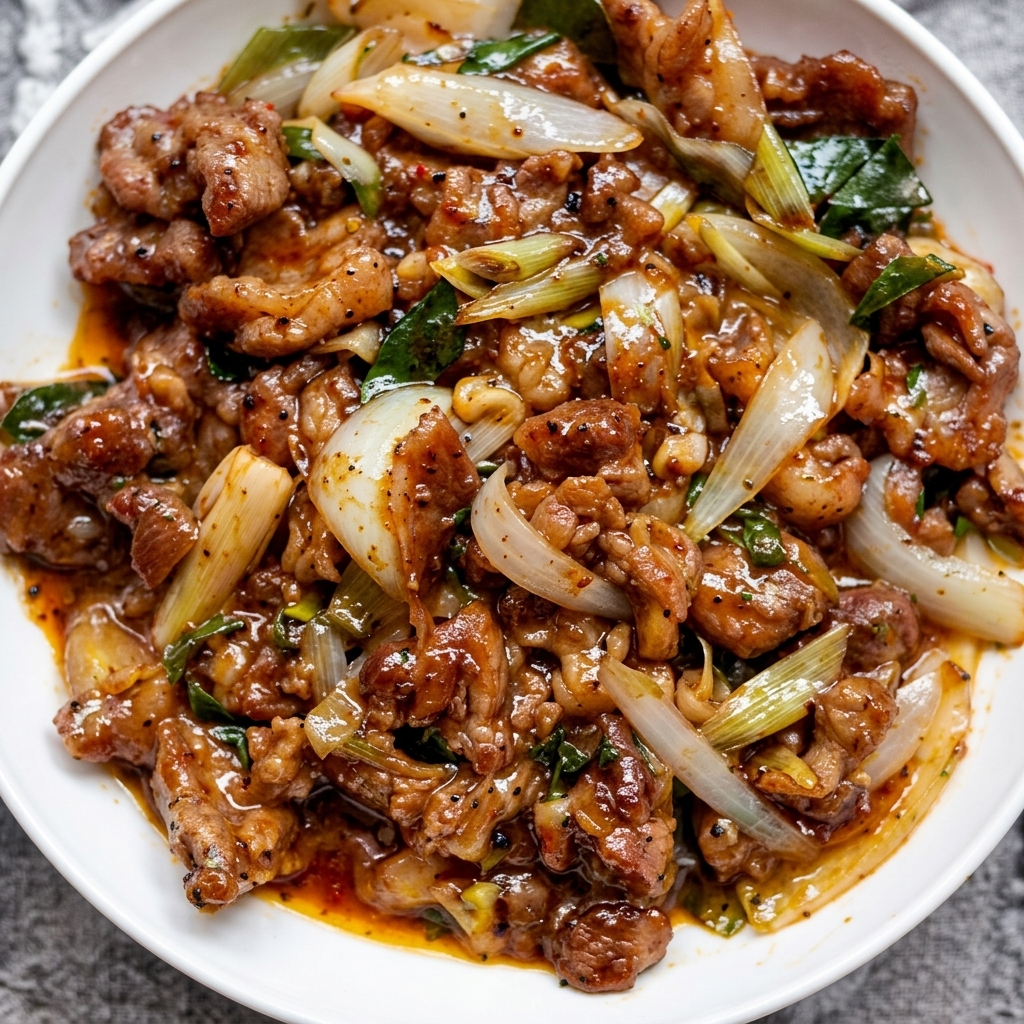 Daging sapi saus mentega
