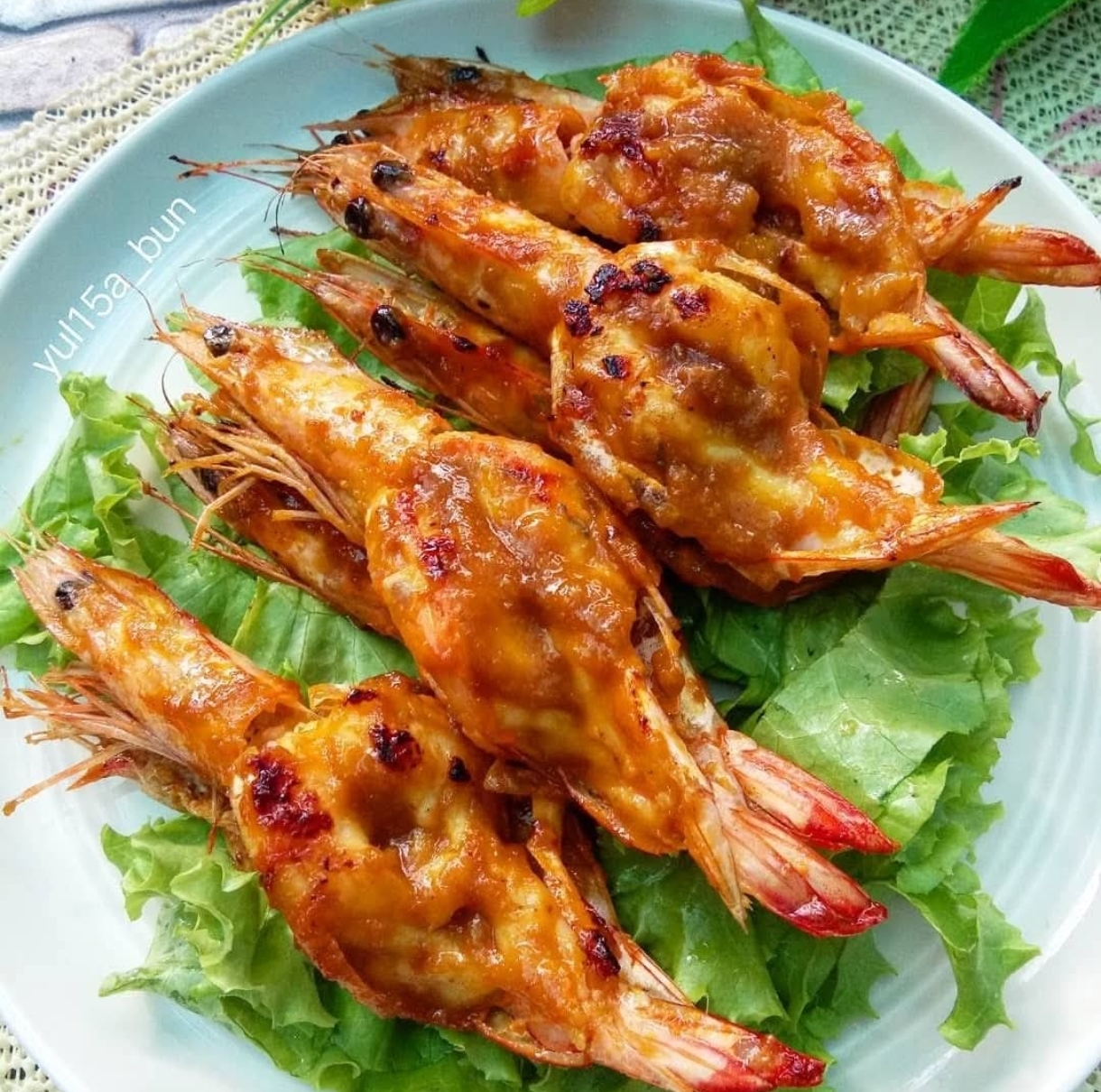 Udang Bakar Sambal Merah