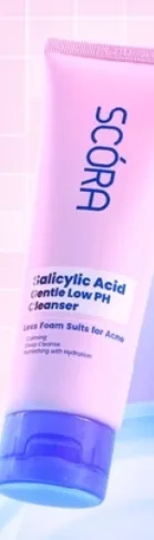 SCORA Salicylic Acid Gentle Low pH Cleanser Sabun Cuci Muka Oily Acne Prone Skin Friend...